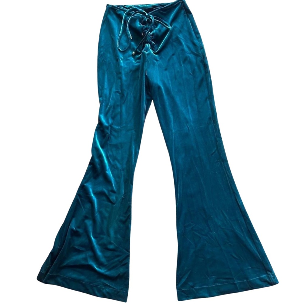 The Hippie Shake : Blue Velvet retro flares
